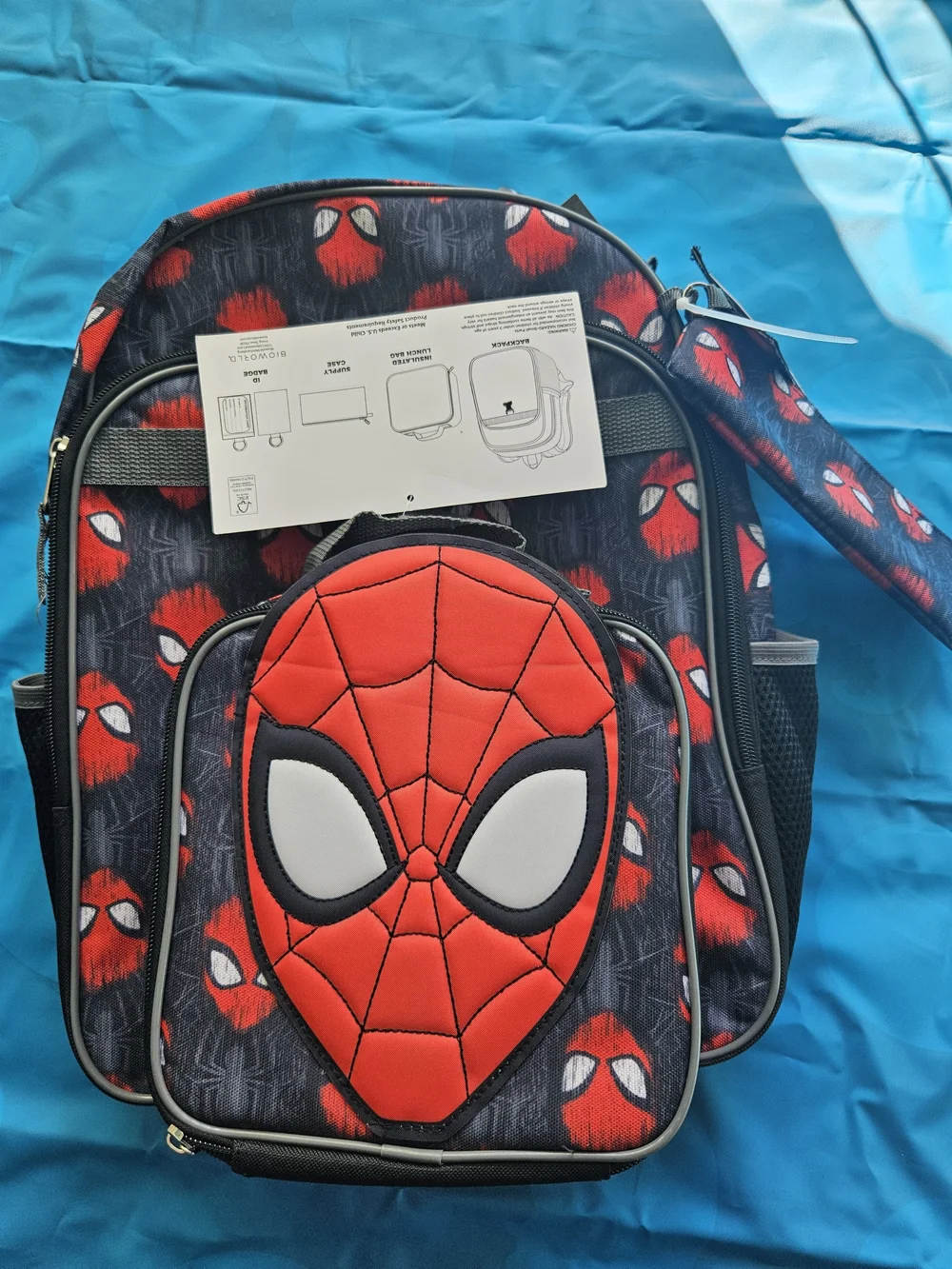 Marvel Spider-Man 4-piece school backpack set